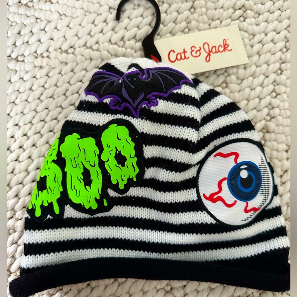 Cat & Jack Halloween knit hat